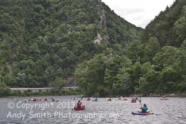 Paddling Through the Delaware Water Gap